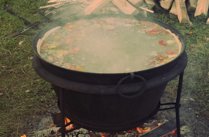 Уха из толстолобика